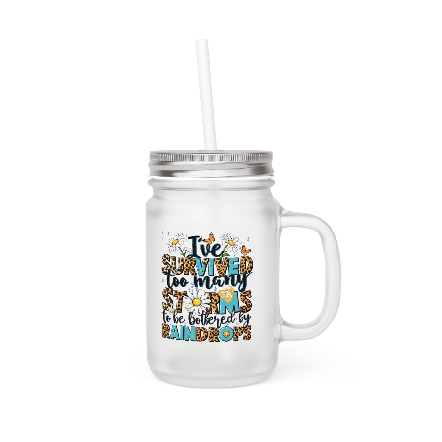 Inspirational Mason Jar with Straw - Fun and Motivational Drinkware for Home & Gifts