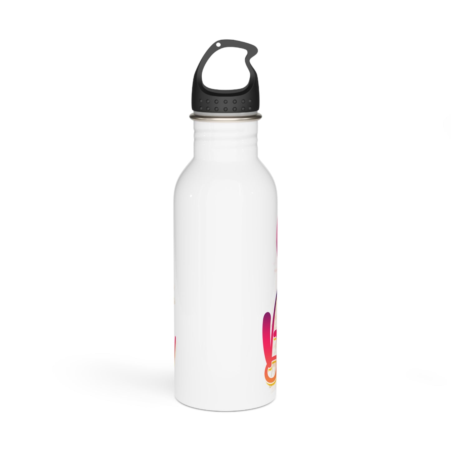 Hello Beach Stainless Steel Water Bottle - Colorful Summer Drinkware for Beach Lovers