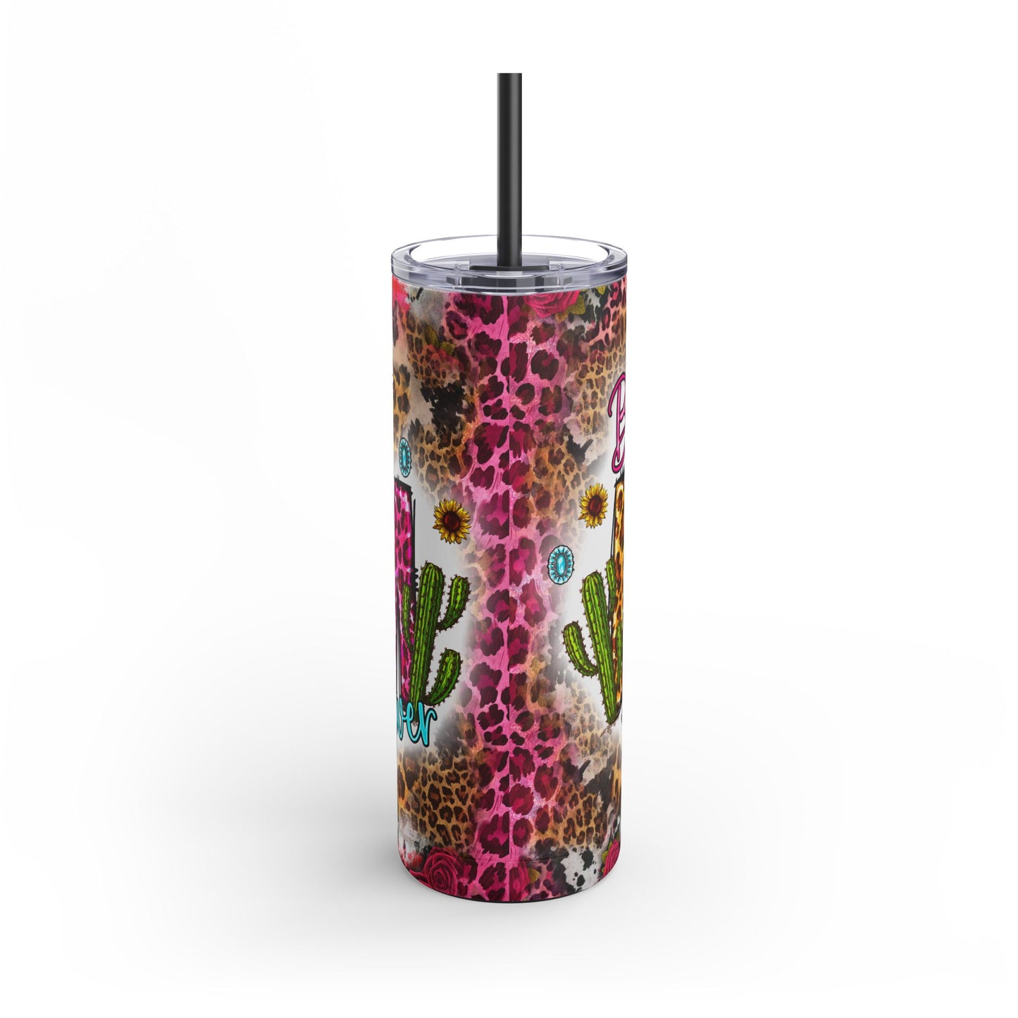Leopard Print Gnome Tumbler | 20oz Travel Mug for Gnome Lovers | Perfect Gift for Best Mom