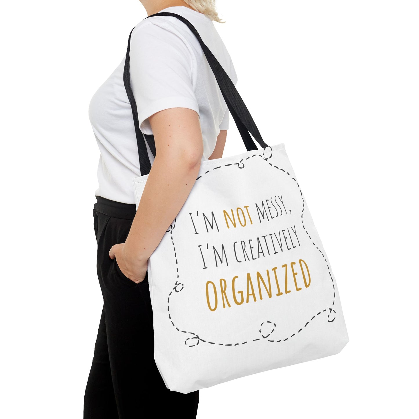 Organized Chaos Tote Bag - Fun and Creative Reusable Shopping Bag