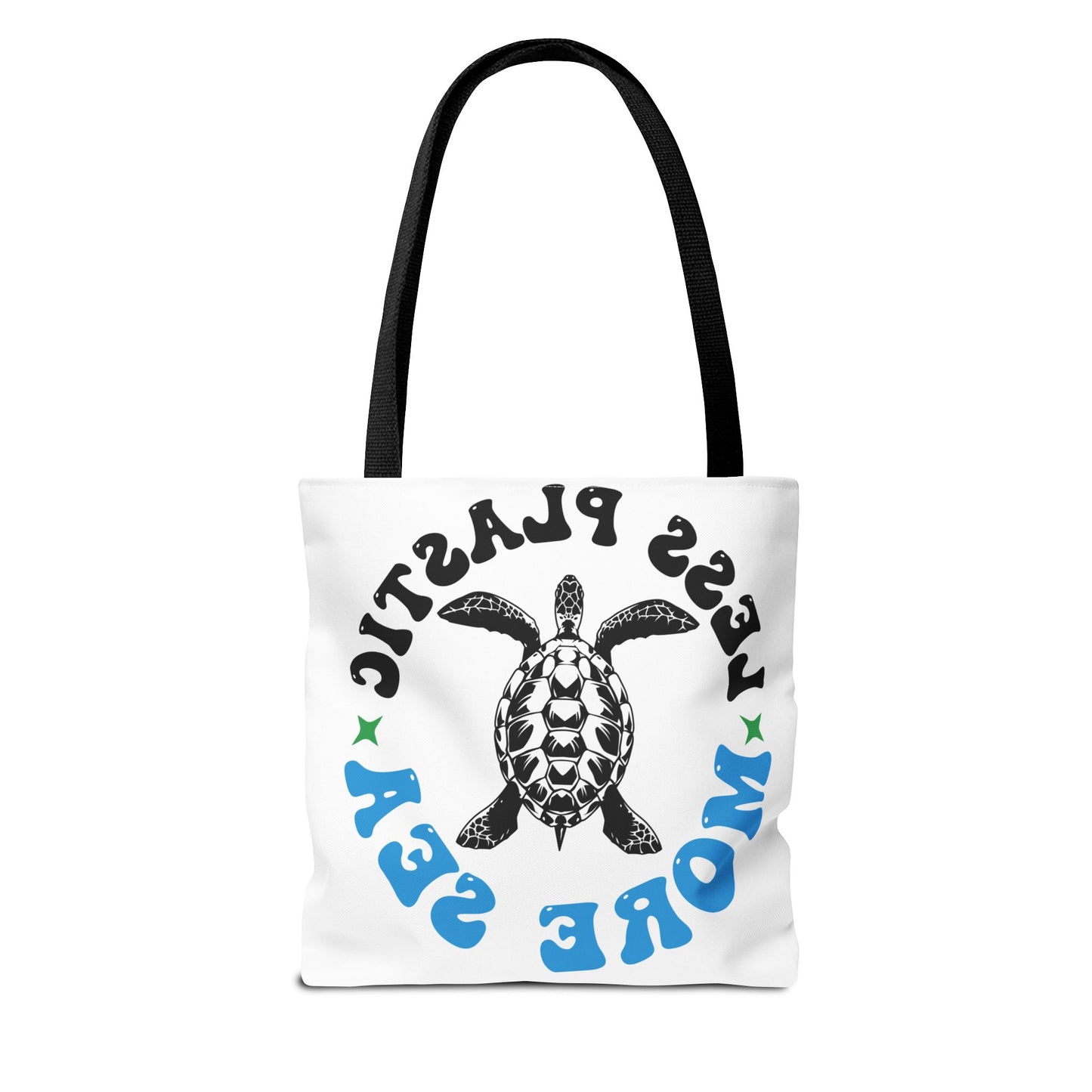 Eco-Friendly Tote Bag - 'Less Plastic More Sea' - Perfect for Beach Lovers & Environmentalists