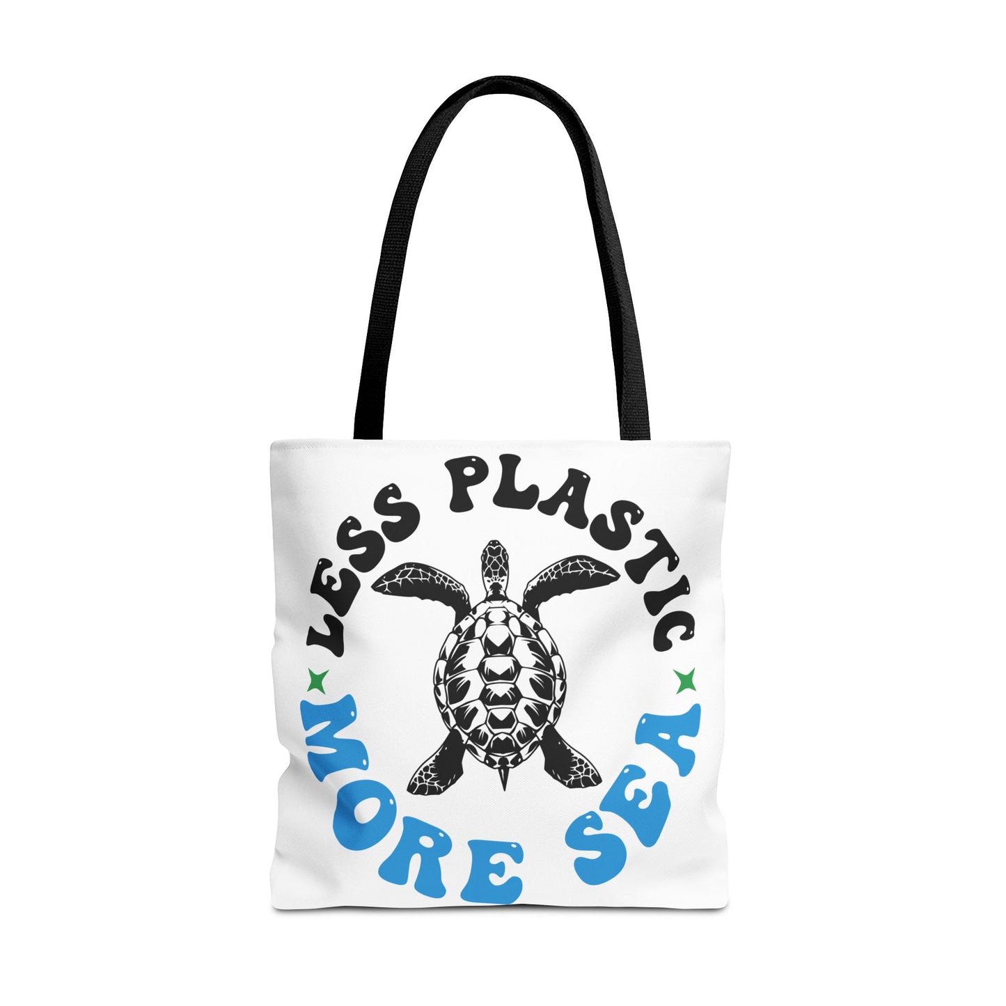 Eco-Friendly Tote Bag - 'Less Plastic More Sea' - Perfect for Beach Lovers & Environmentalists