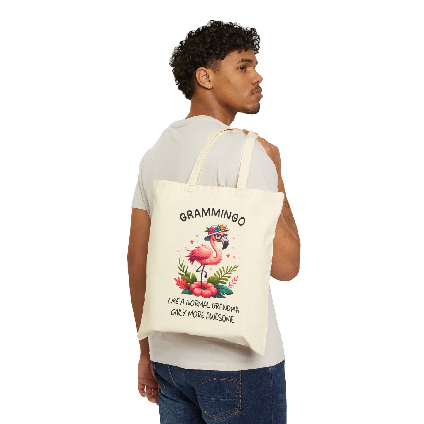 Gramming Flamingo Tote Bag - Perfect Gift for Awesome Grandmas