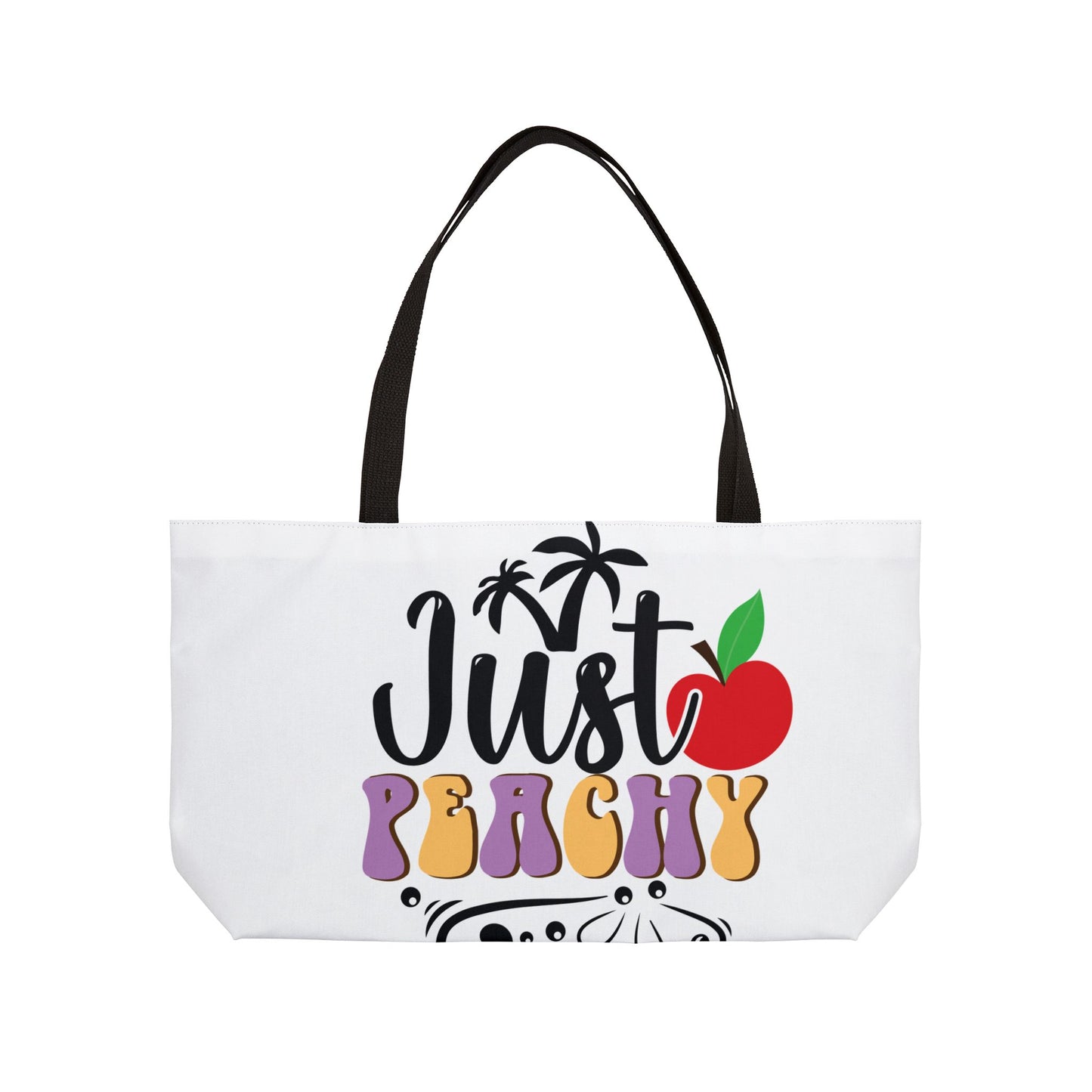 Just Peachy Weekender Tote Bag – Stylish Summer Tote for Travel & Beach Days