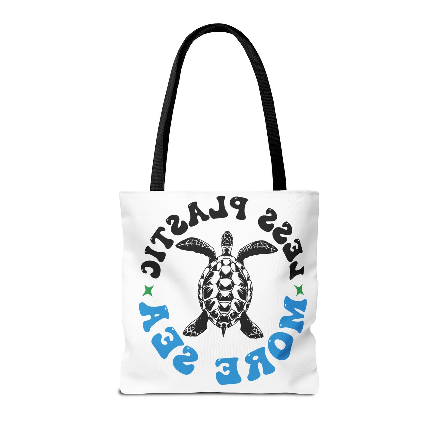 Eco-Friendly Tote Bag - 'Less Plastic More Sea' - Perfect for Beach Lovers & Environmentalists
