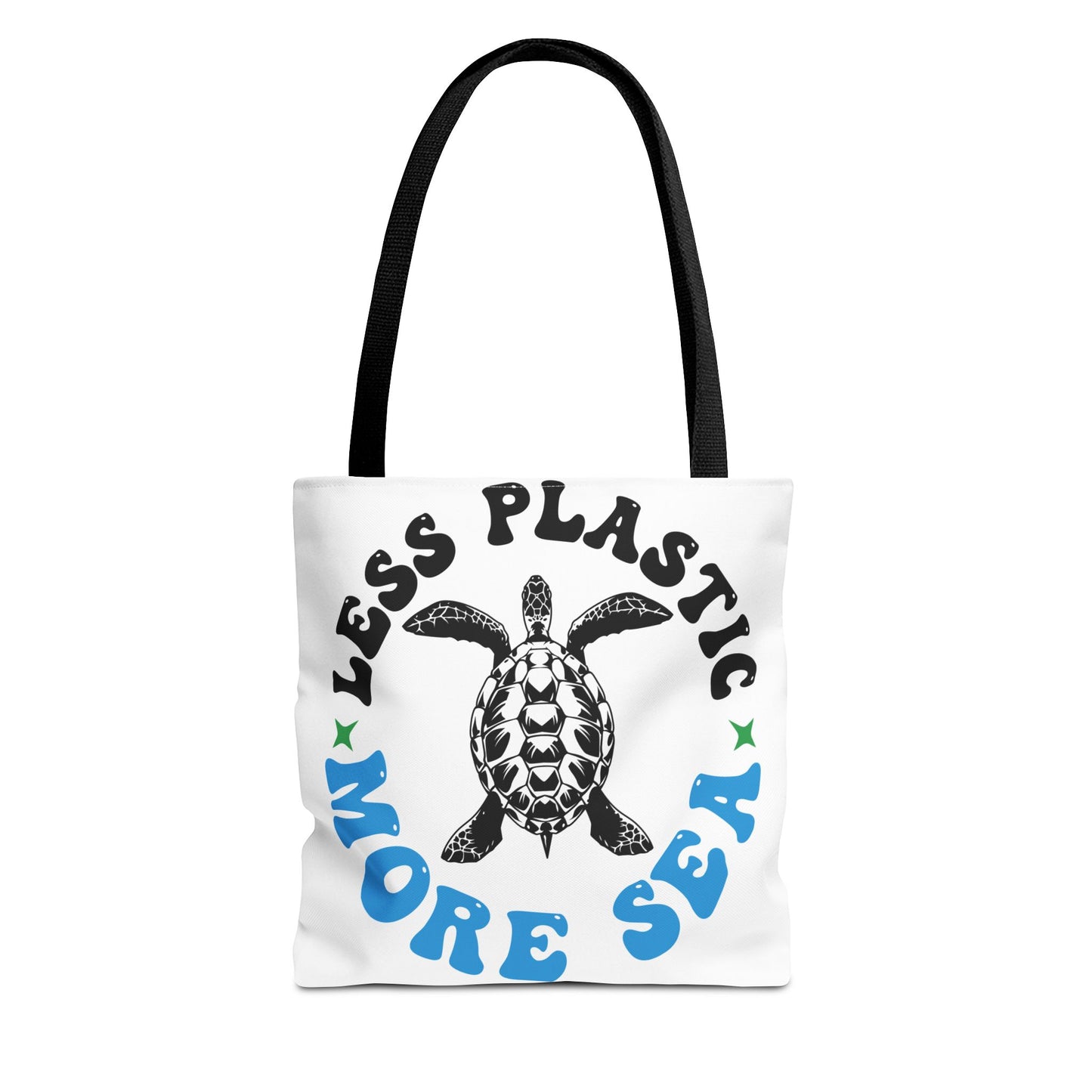 Eco-Friendly Tote Bag - 'Less Plastic More Sea' - Perfect for Beach Lovers & Environmentalists