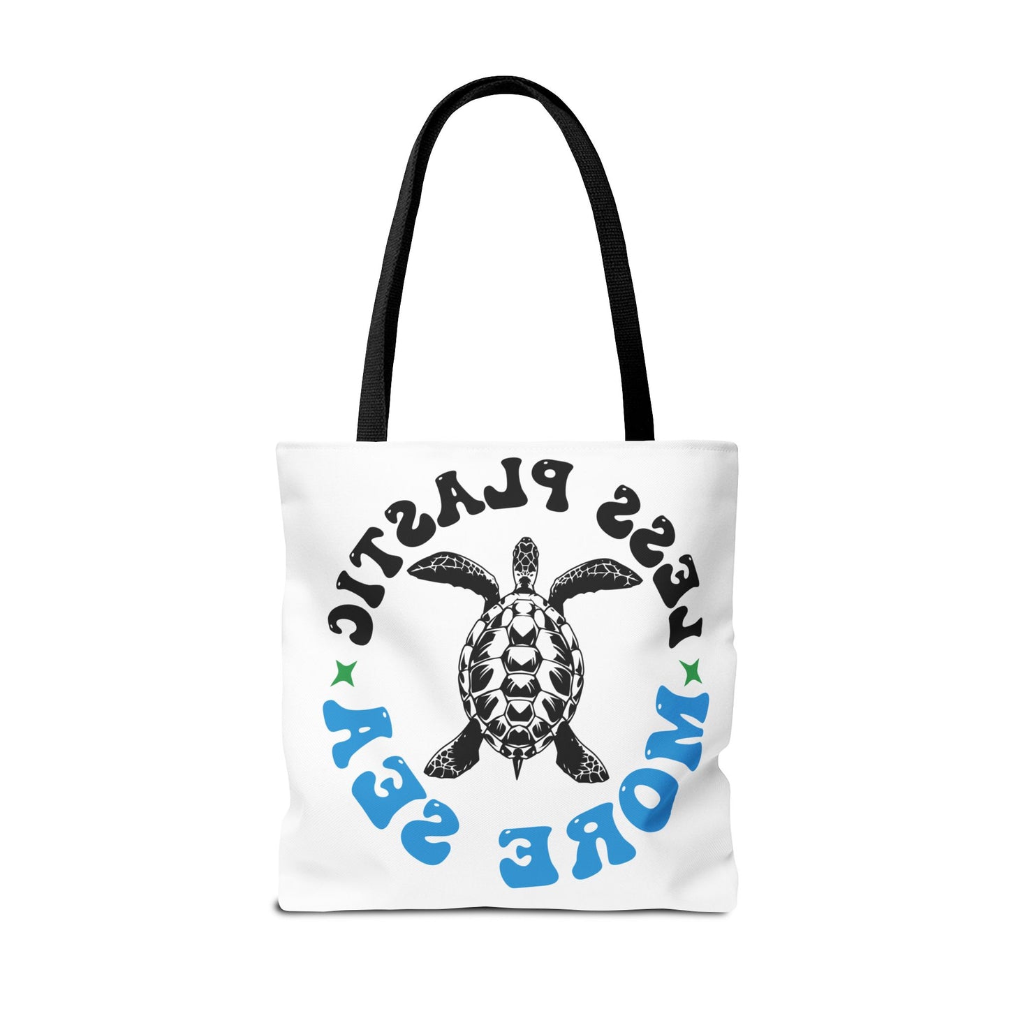 Eco-Friendly Tote Bag - 'Less Plastic More Sea' - Perfect for Beach Lovers & Environmentalists