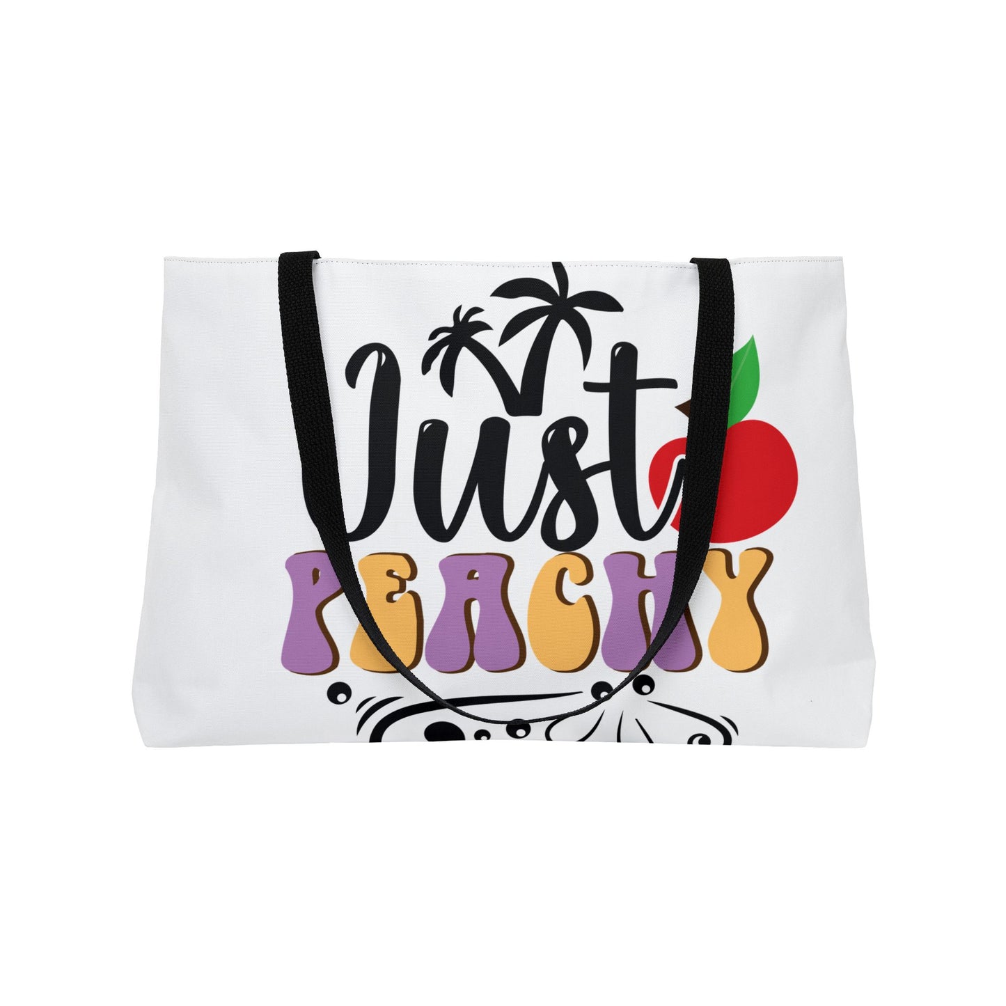 Just Peachy Weekender Tote Bag – Stylish Summer Tote for Travel & Beach Days