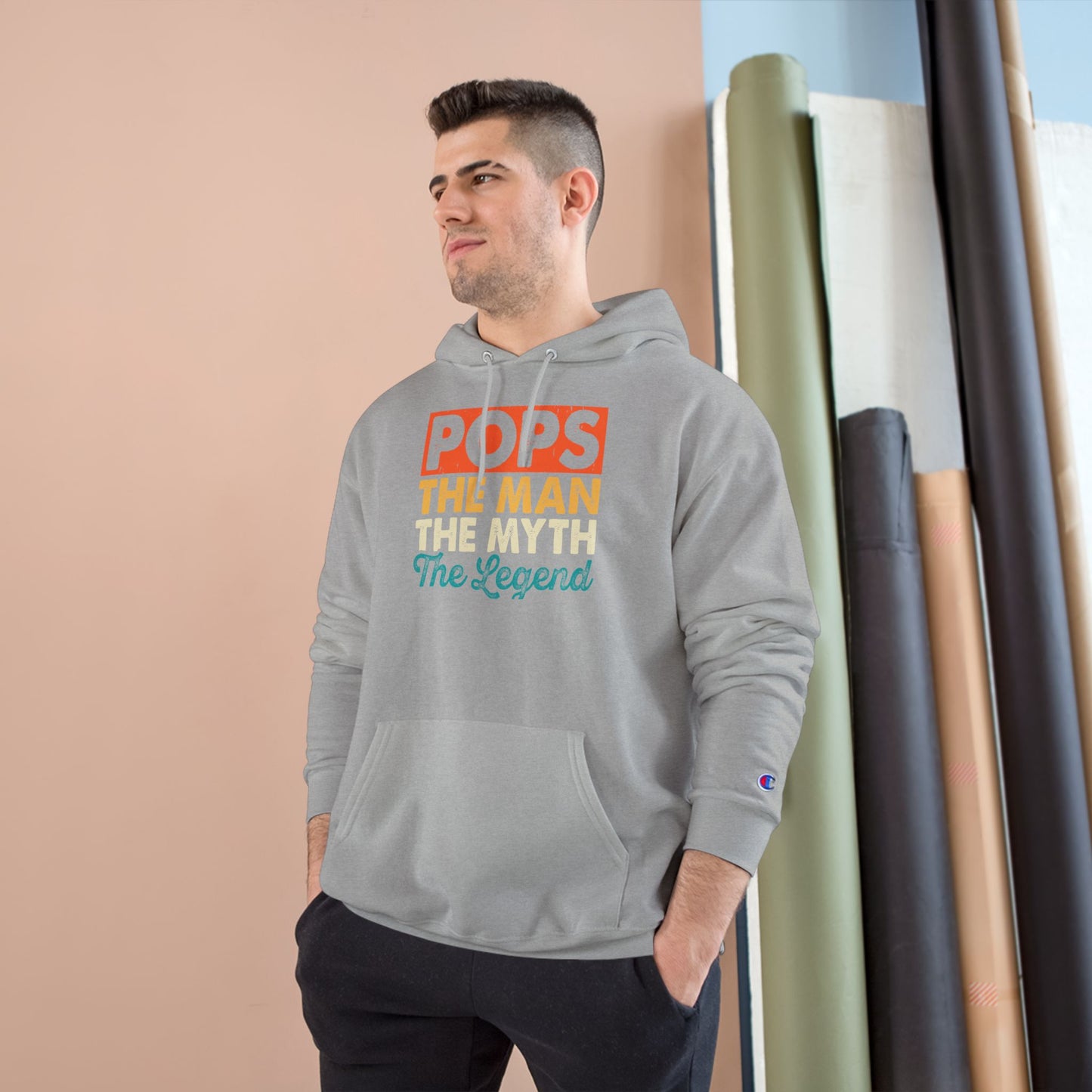 Pops The Man Hoodie – Legend Celebration Sweatshirt for Dads