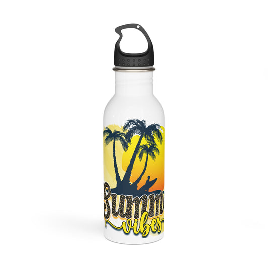 Summer Vibes Stainless Steel Water Bottle - Perfect for Hot Days