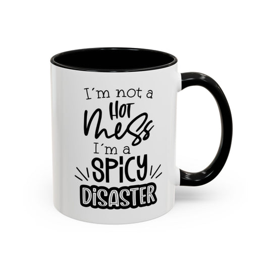 Spicy Disaster Ceramic Coffee Mug - Fun Gift for Coffee Lovers