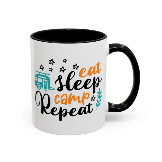 Eat, Sleep, Camp, Mug 11oz