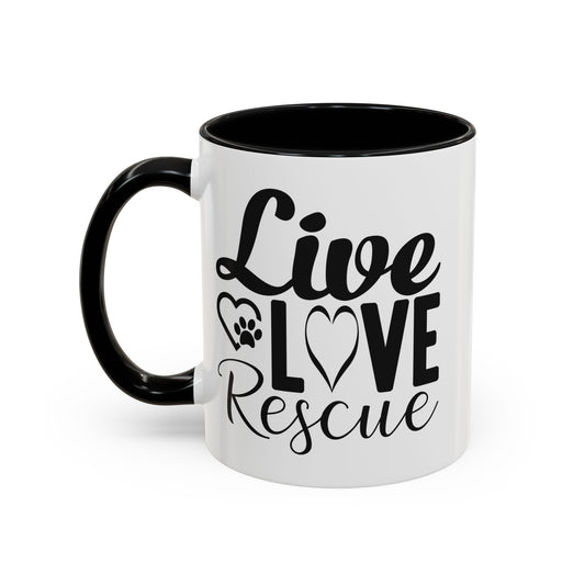 Live Love Rescue, Mug 11oz
