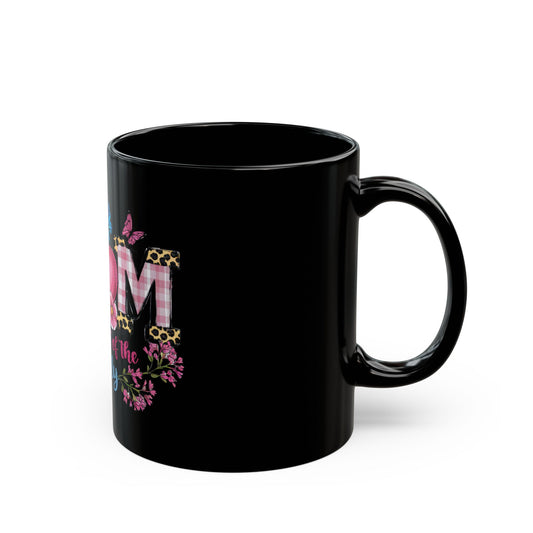 Mom Heart Black Mug - 11oz  | Perfect Gift for Mother's Day & Family Celebrations
