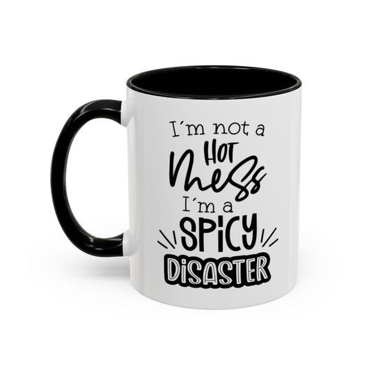 Spicy Disaster Ceramic Coffee Mug - Fun Gift for Coffee Lovers