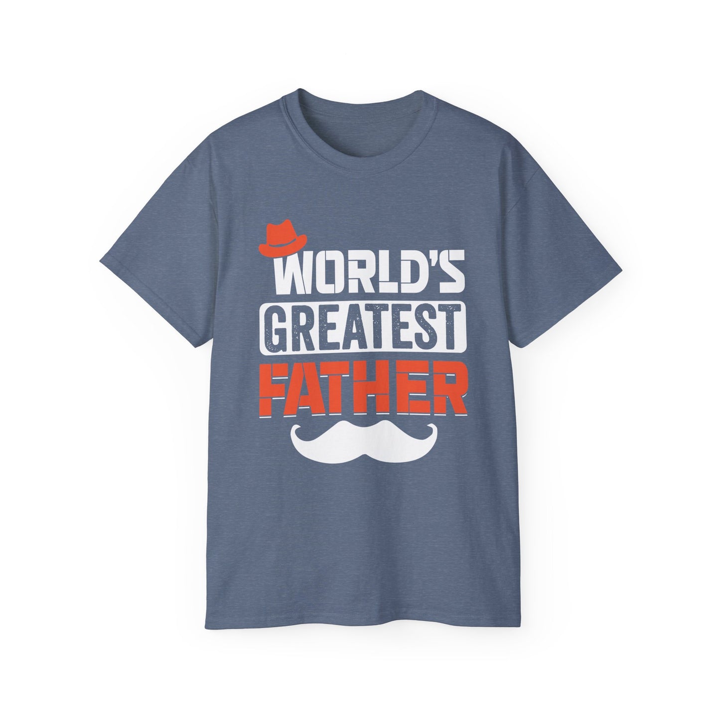 World's Greatest Father Unisex Ultra Cotton Tee - Perfect Gift for Dad on Father's Day