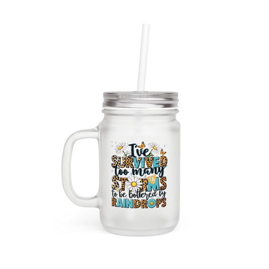Inspirational Mason Jar with Straw - Fun and Motivational Drinkware for Home & Gifts