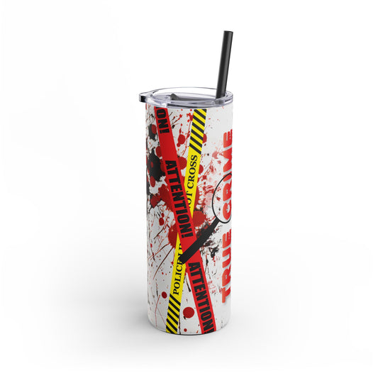 True Crime Junkie 20oz Matte Tumbler - Perfect for True Crime Fans