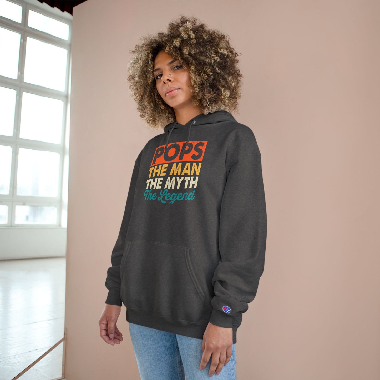 Pops The Man Hoodie – Legend Celebration Sweatshirt for Dads