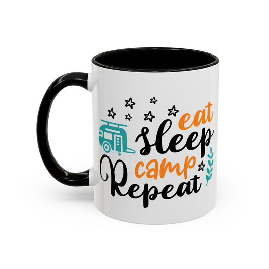 Eat, Sleep, Camp, Mug 11oz