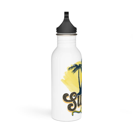 Summer Vibes Stainless Steel Water Bottle - Perfect for Hot Days