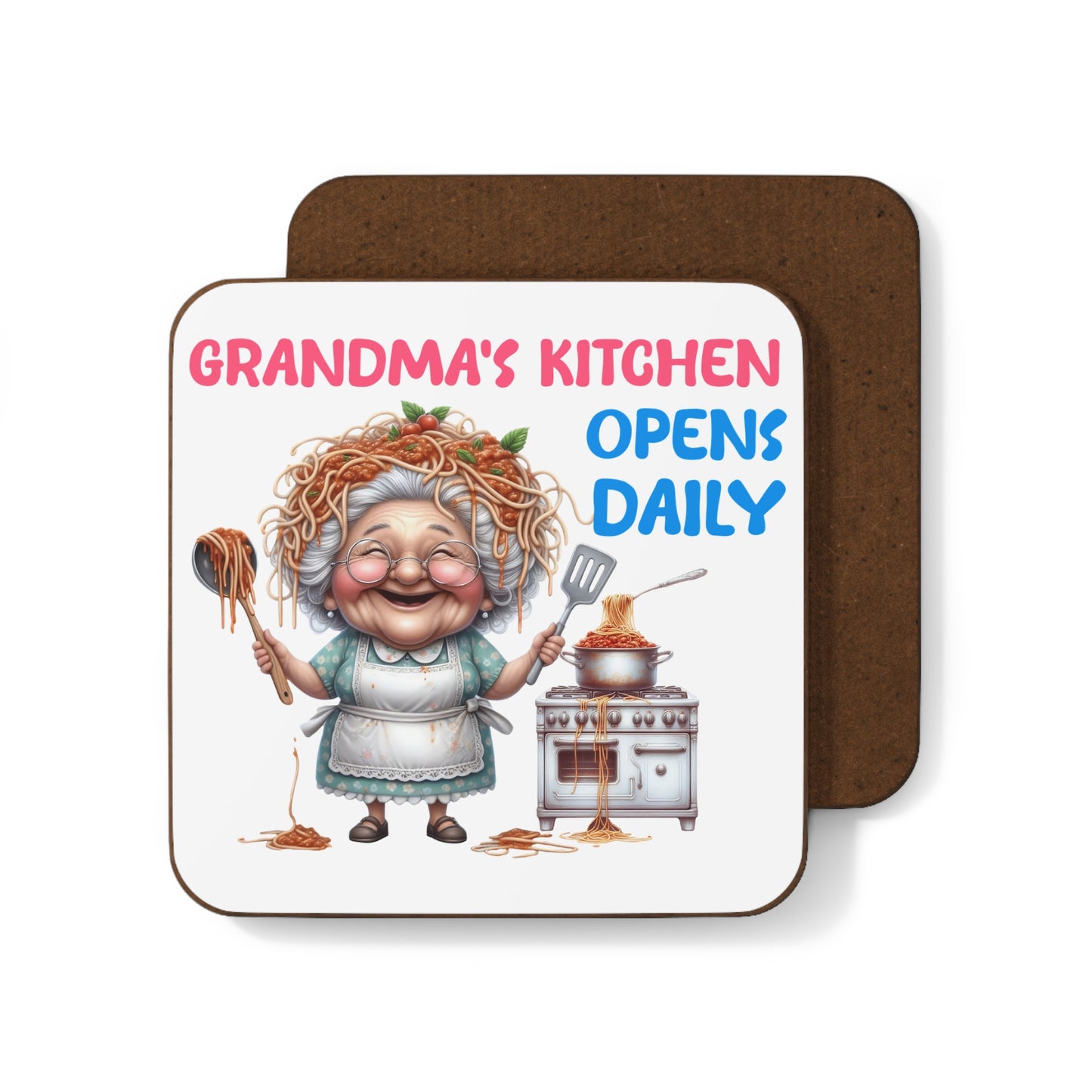 Grandma's Kitchen Coaster - Perfect for Home Decor & Gift Giving